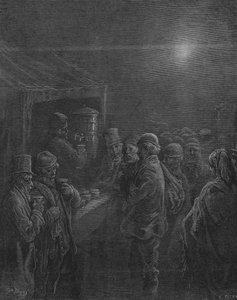 De Eerste Kop Koffie door Gustave after Dore